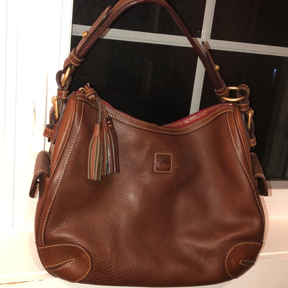 Dooney leather tote bag